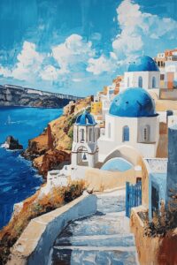 Greece Painting