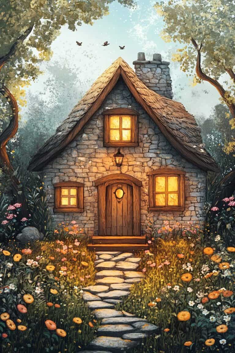 100+ Dreamy Cottage Illustrations to Spark Your Creativity - The Sketch ...