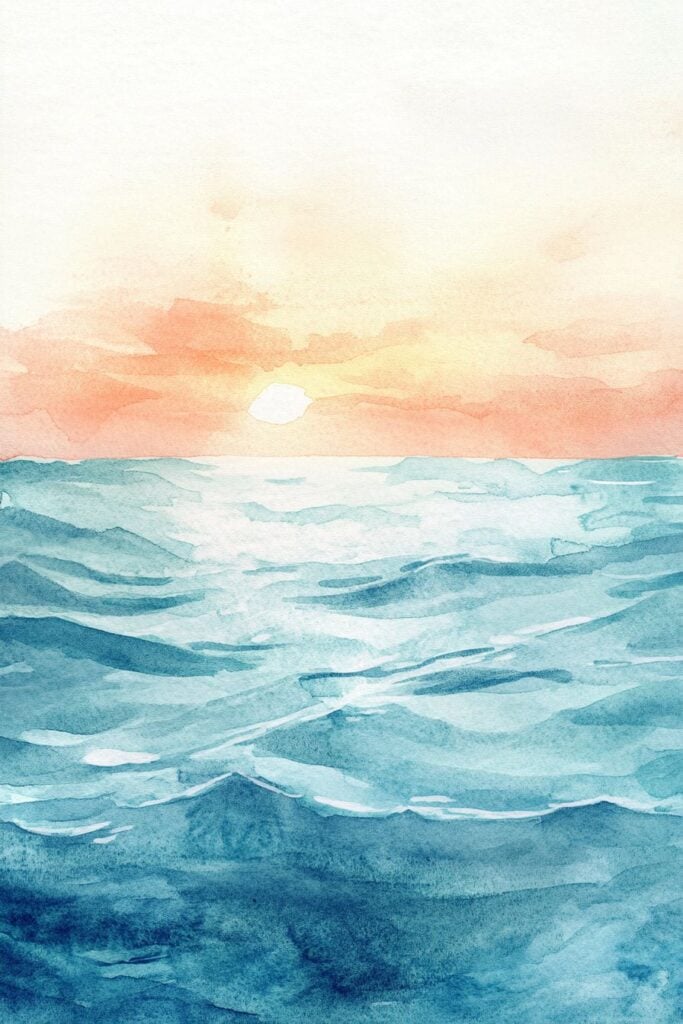 ocean watercolor paintings
