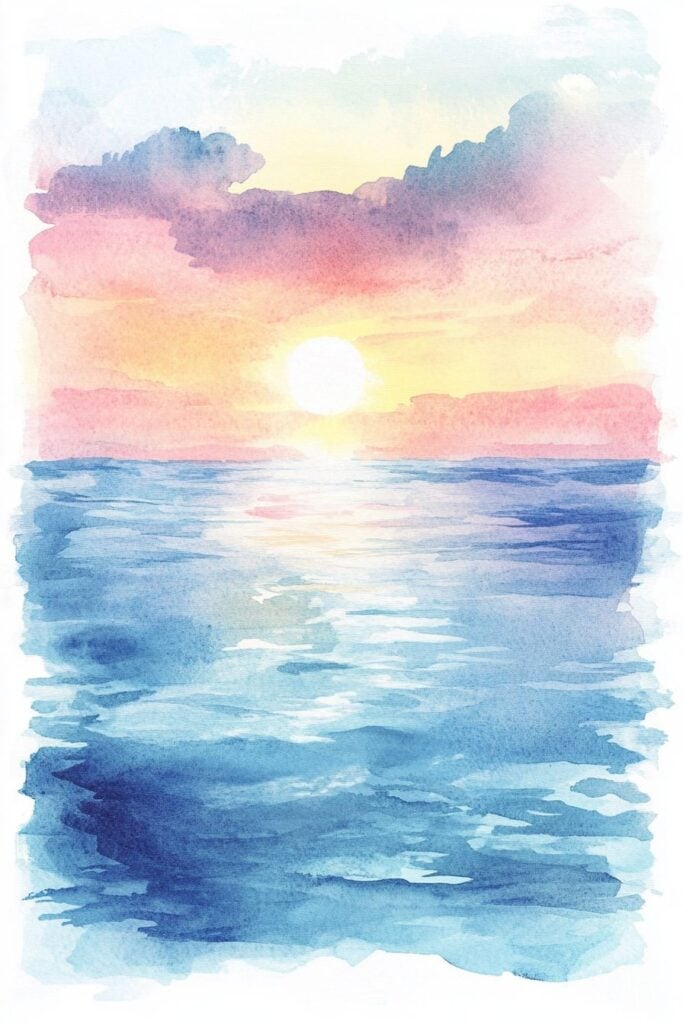 ocean watercolor paintings