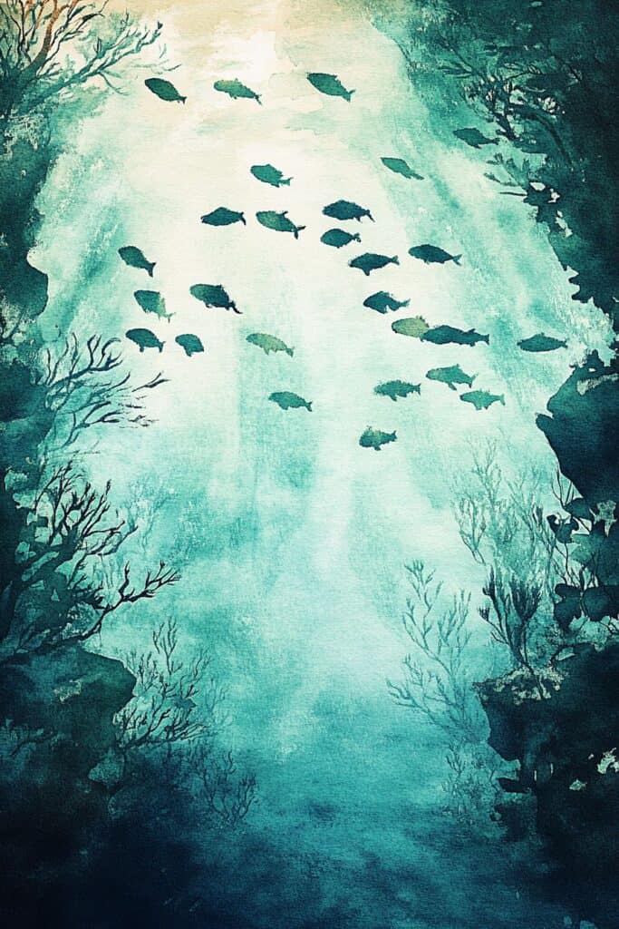 ocean watercolor paintings