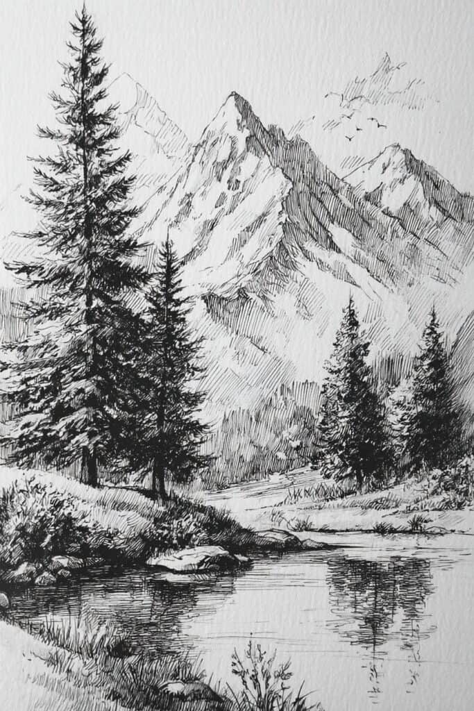 landscape drawing