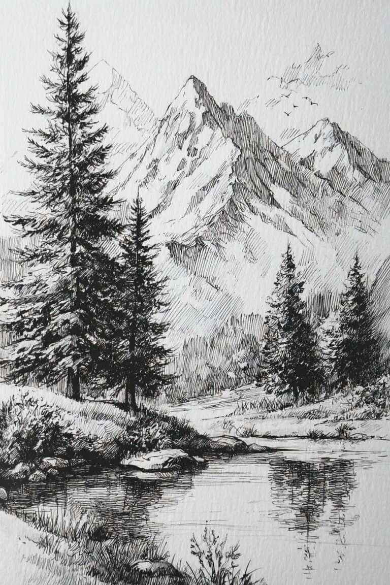 75 Landscape Drawing Ideas To Ignite Your Inner Artist The Sketch 75 Landscape Drawing Ideas To Ignite Your Inner Artist The Sketch