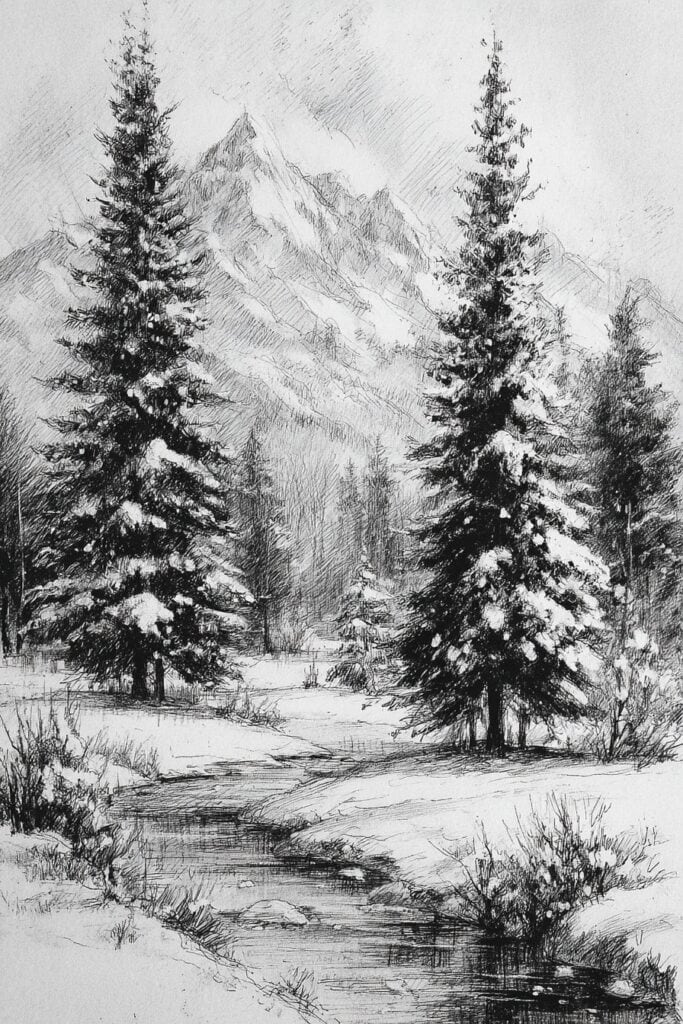 landscape drawing