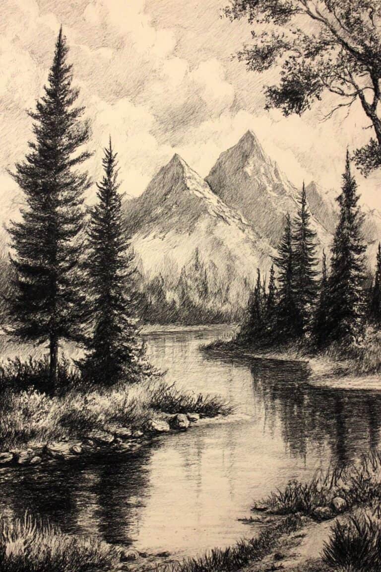 75 Landscape Drawing Ideas To Ignite Your Inner Artist The Sketch 75 Landscape Drawing Ideas To Ignite Your Inner Artist The Sketch
