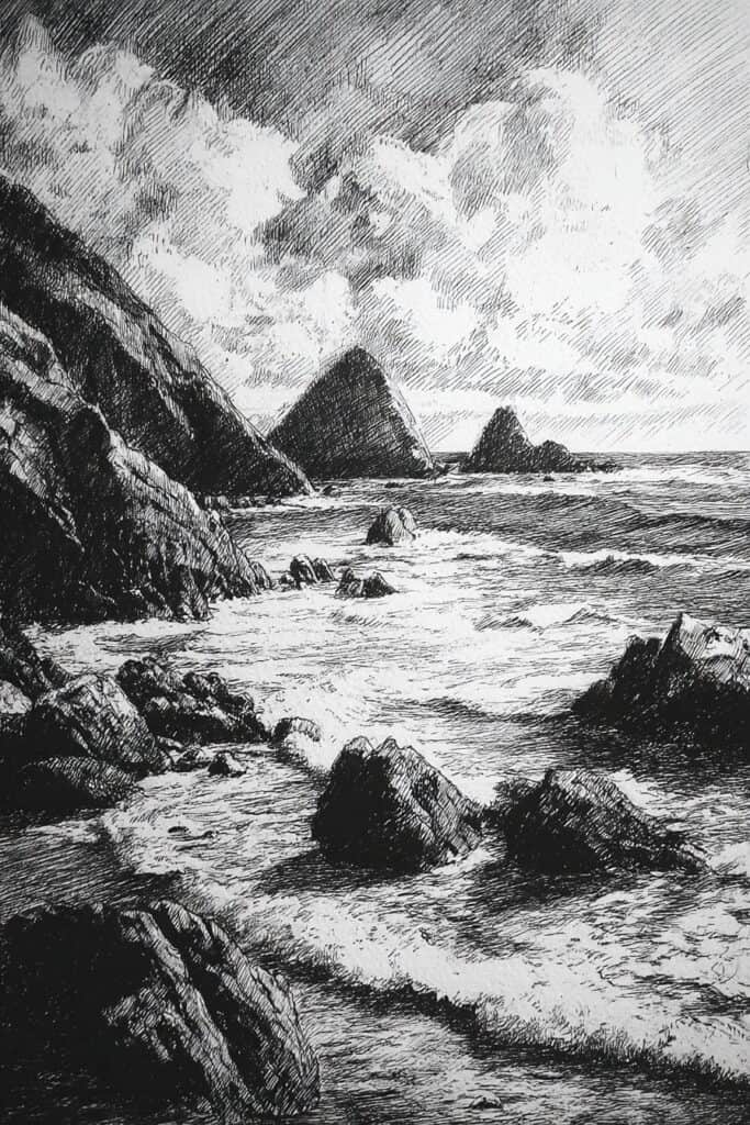 landscape drawing