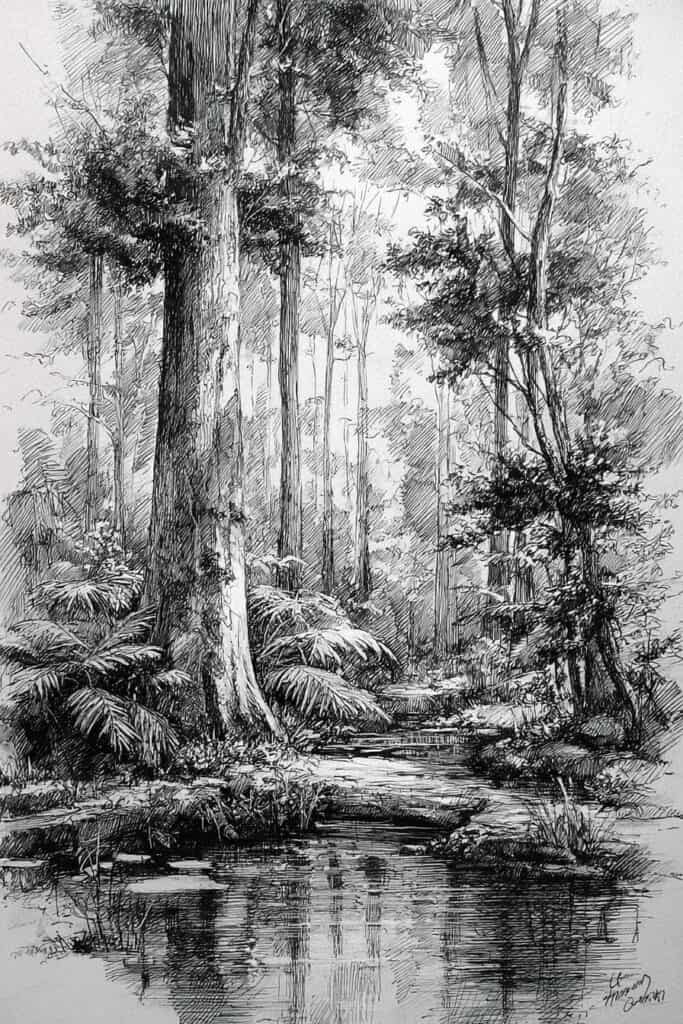 landscape drawing