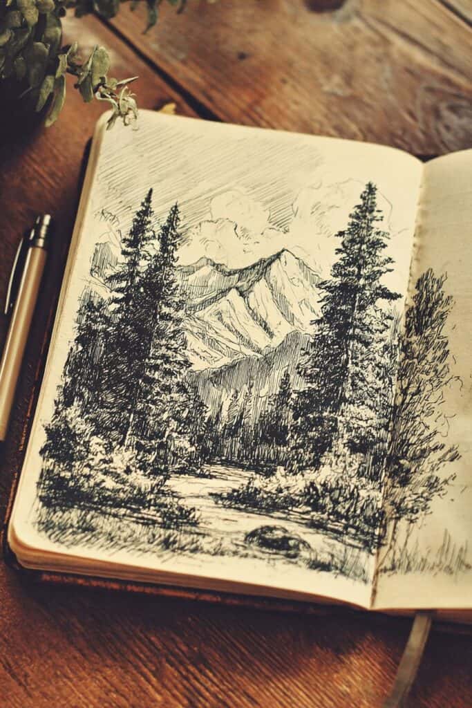 landscape drawing