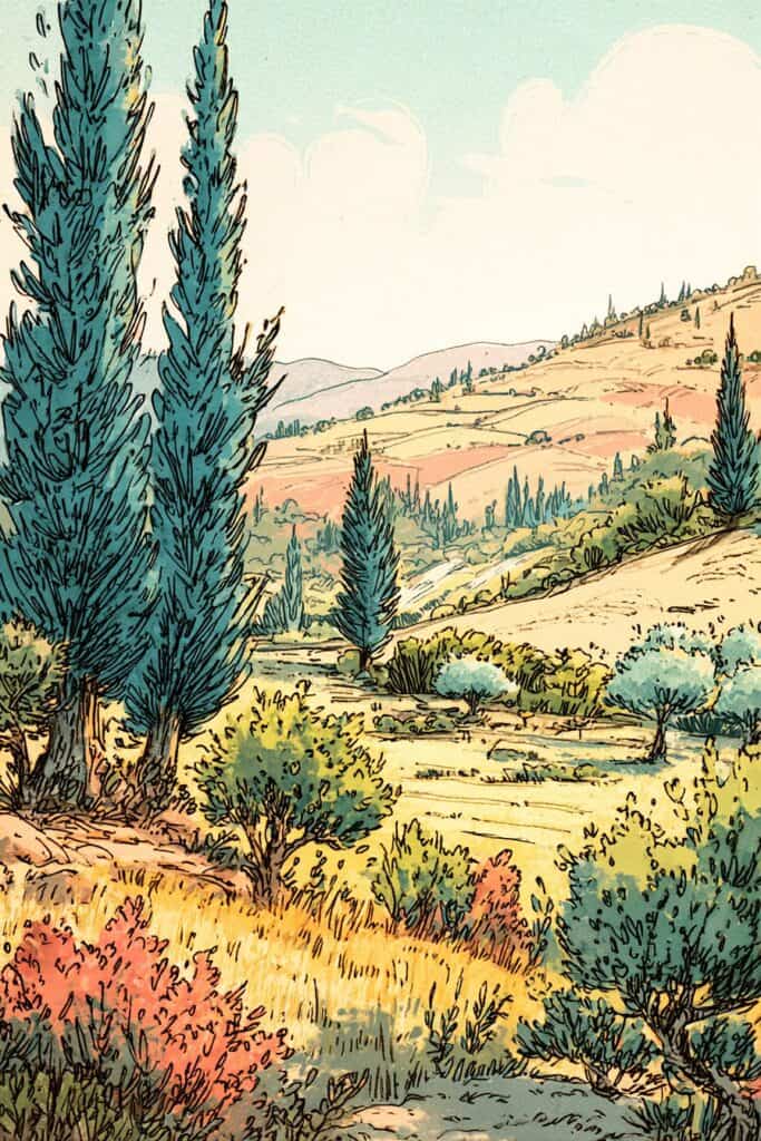 landscape drawing