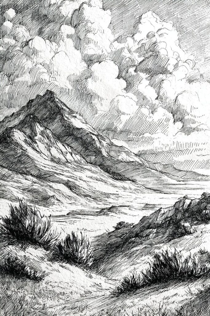 landscape drawing