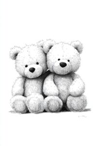 30 Adorable Teddy Bear Drawings to Melt Your Heart