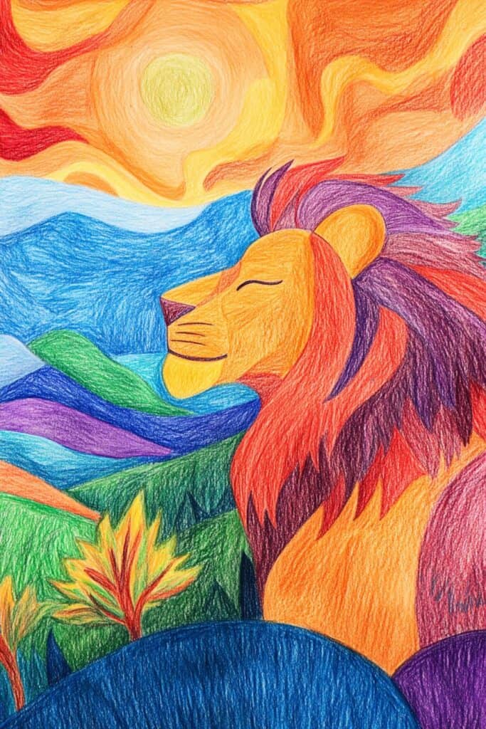 Colored Pencil Drawing