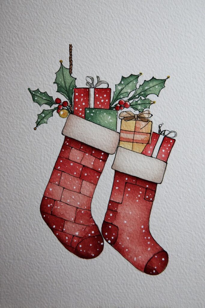 watercolor christmas image