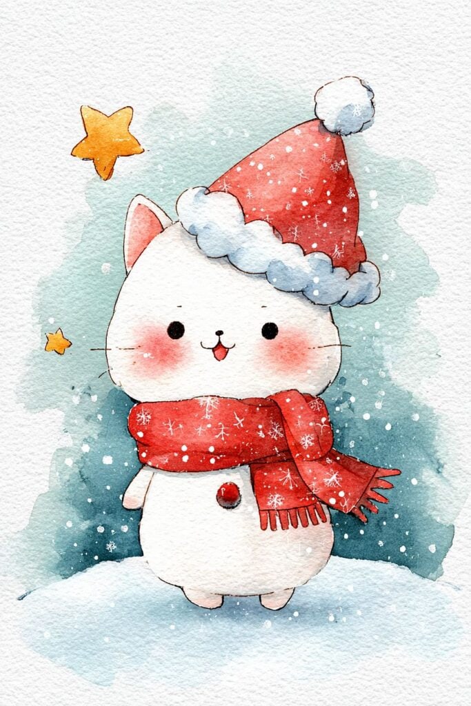 watercolor christmas image