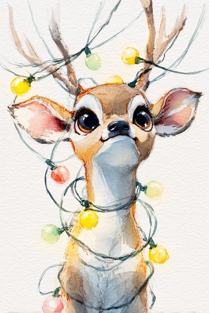 watercolor christmas image