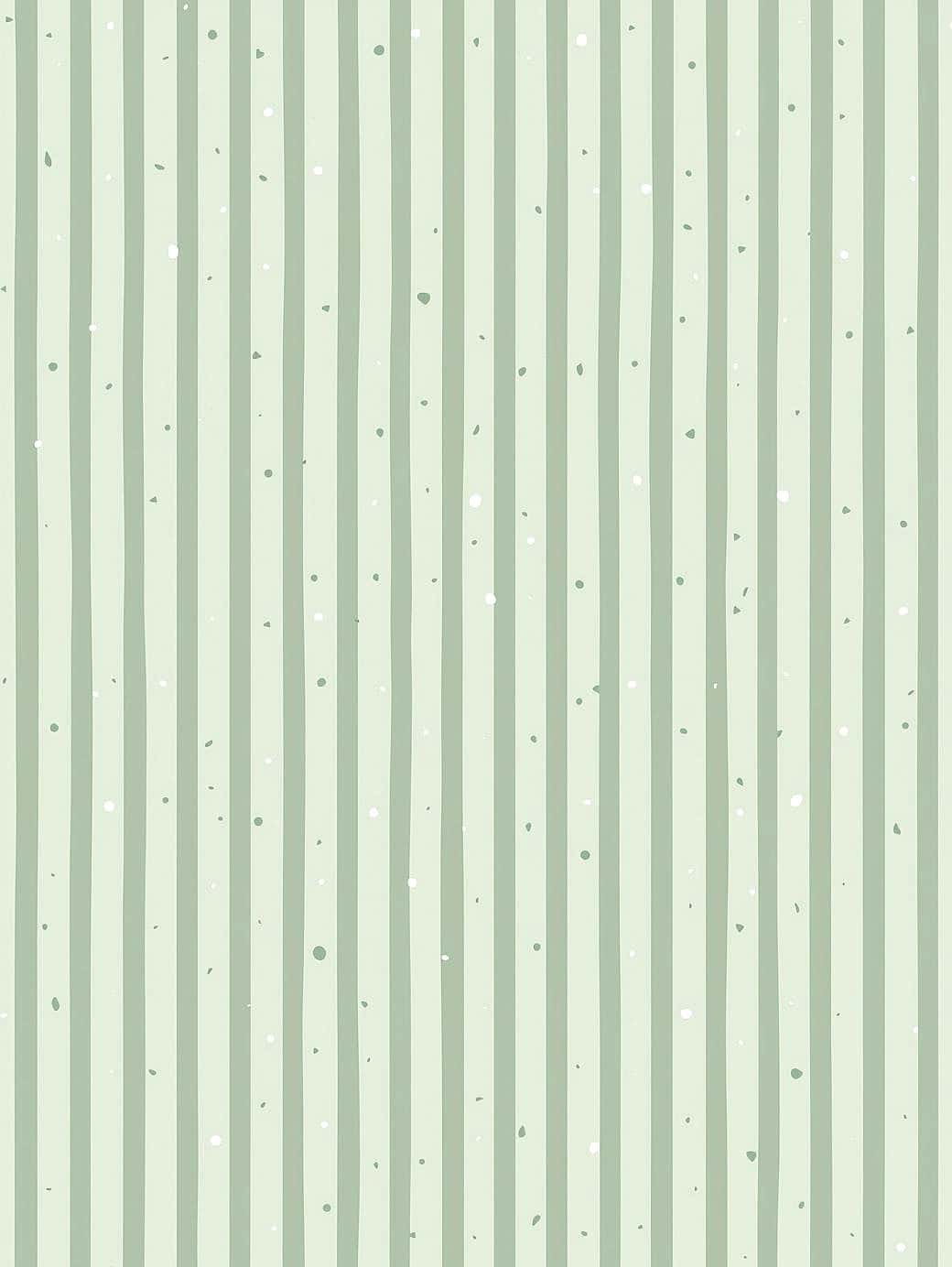 Sage green striped wallpaper with subtle confetti for Ipad backgrounds.